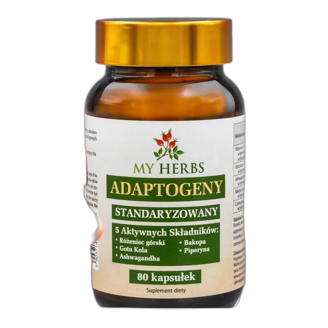 adaptogeny z bacomą, gotu kola i ashwagandą – wsparcie dla nerwów i energii — zdjęcie 1