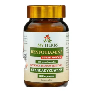 benfotiamina suplement witaminy b1 – wysoka biodostępność, 120 kapsułek — zdjęcie 1