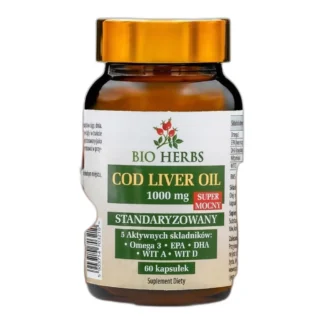 olej z wątroby dorsza 1000 mg – naturalne źródło witamin d i a oraz kwasów omega — zdjęcie 1