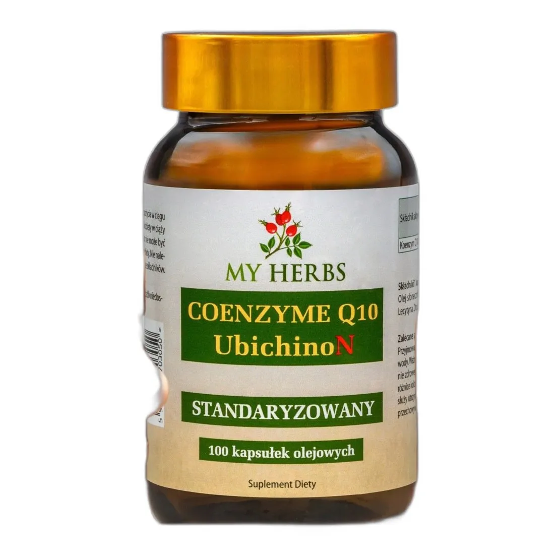 COENZYME Q10 UBICHINON STANDARYZOWANY 100 KAPS OLEJOWYCH — zdjęcie 1
