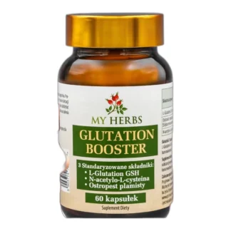 Glutation booster 3 standaryzowane składniki detoksykacja wątroba 60 kaps — zdjęcie 1