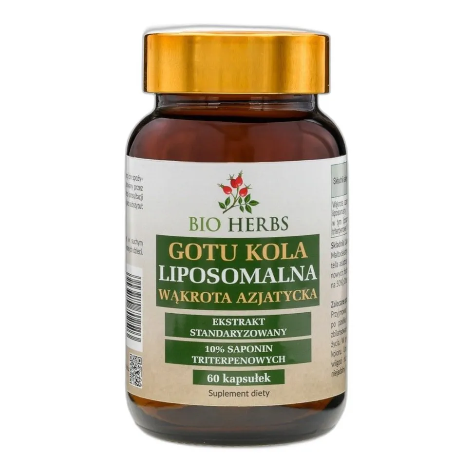 Ekstrakt z wąkroty azjatyckiej w formie liposomalnej – wsparcie dla mózgu i skór — zdjęcie 2