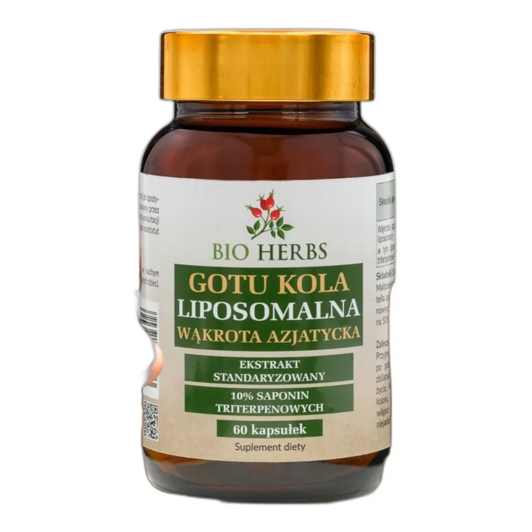 Ekstrakt z wąkroty azjatyckiej w formie liposomalnej – wsparcie dla mózgu i skór — zdjęcie 1