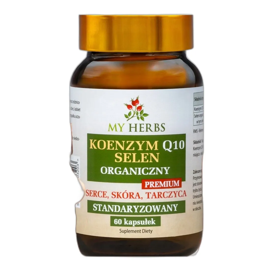 koenzym q10 z organicznym selenem wspomagający funkcje serca, skóry i tarczycy — zdjęcie 1