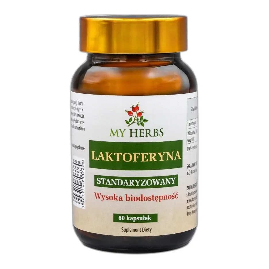 Laktoferyna wołowa 200 mg – wysoka biodostępność, 60 kapsułek — zdjęcie 2