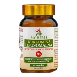 Liposomalna kurkumina 95% 60szt kurkuma curcumin liposomal energia moc — zdjęcie 1