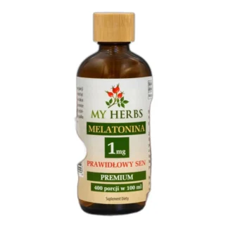 Melatonina 1 mg krople – wsparcie dla naturalnego rytmu snu, 400 dawek w butelce — zdjęcie 1