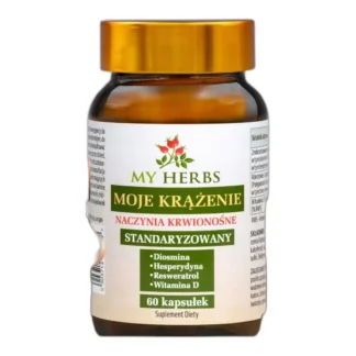 Moje krążenie żyły naczynia diosmina hesperydyna resweratrol wit d3 60 kaps — zdjęcie 1