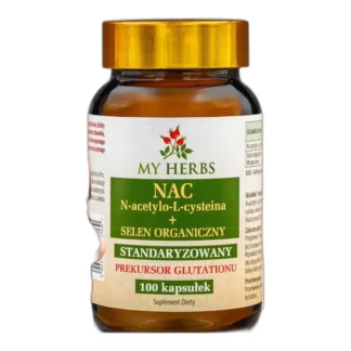 NAC N-acetylocysteina L-cysteina z selenem 100 kaps antyoksydant odporność — zdjęcie 1