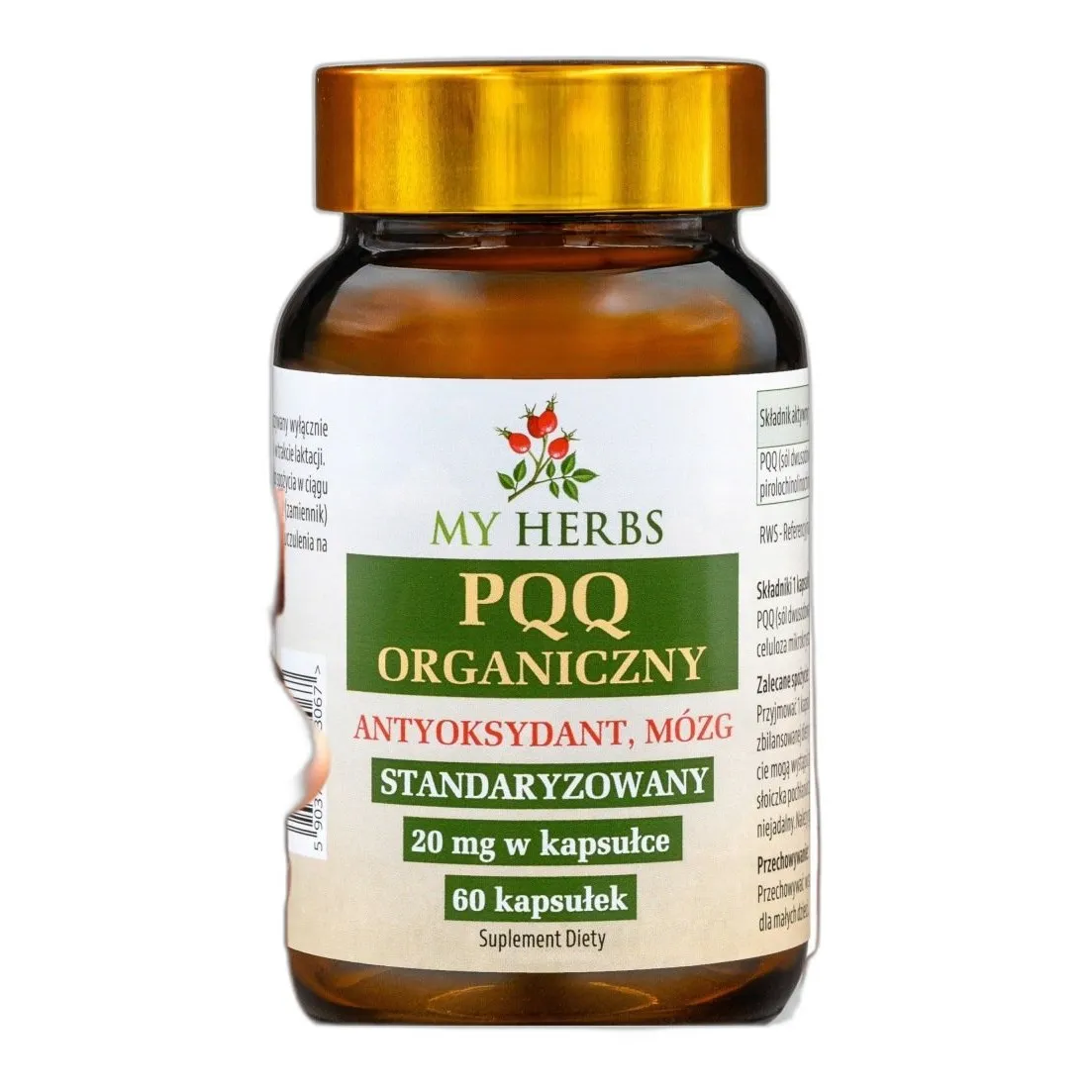 suplement z pqq 20 mg – wsparcie dla mózgu i komórek — zdjęcie 1