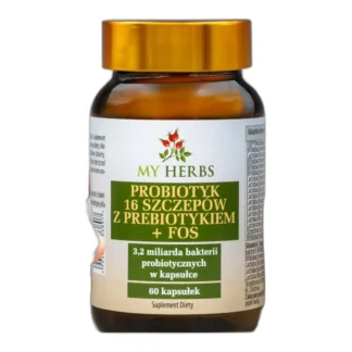 probiotyk 16 szczepów z prebiotykiem i fos – wsparcie mikroflory jelitowej — zdjęcie 1