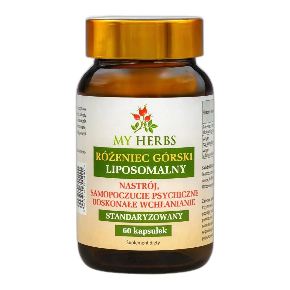 różeniec górski liposomalny ekstrakt standaryzowany na stres i energię — zdjęcie 2