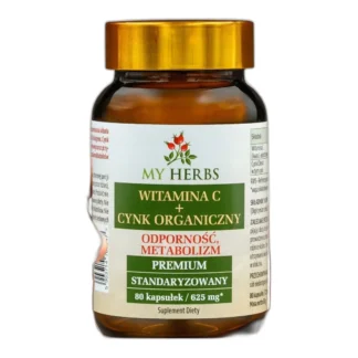 WITAMINA C + CYNK ORGANICZNY 80 szt. MAX DAWKA CYNKU — zdjęcie 1