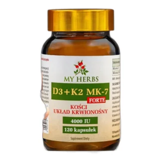 WITAMINA D3 + K2 MK-7 FORTE 4000IU ODPORNOŚĆ, SERCE, KOŚCI, ZĘBY — zdjęcie 1
