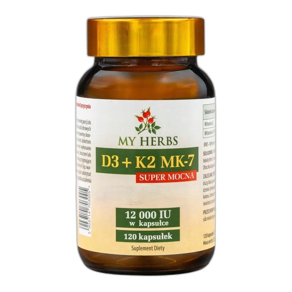 witamina d3+k2 mk-7 12000 iu – silne wsparcie dla kości, serca i odporności — zdjęcie 2