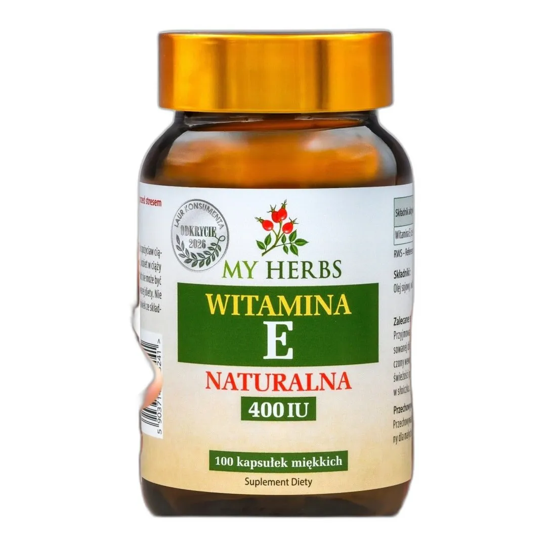 witamina e 400 iu w kapsułkach z olejem – naturalne wsparcie antyoksydacyjne na — zdjęcie 1