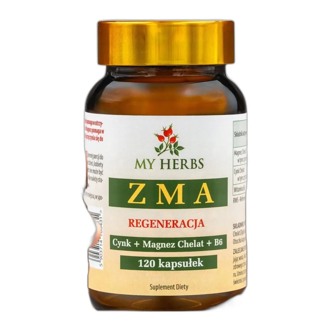 suplement diety z magnezem, cynkiem i witaminą b6 – wsparcie dla energii i funkc — zdjęcie 1